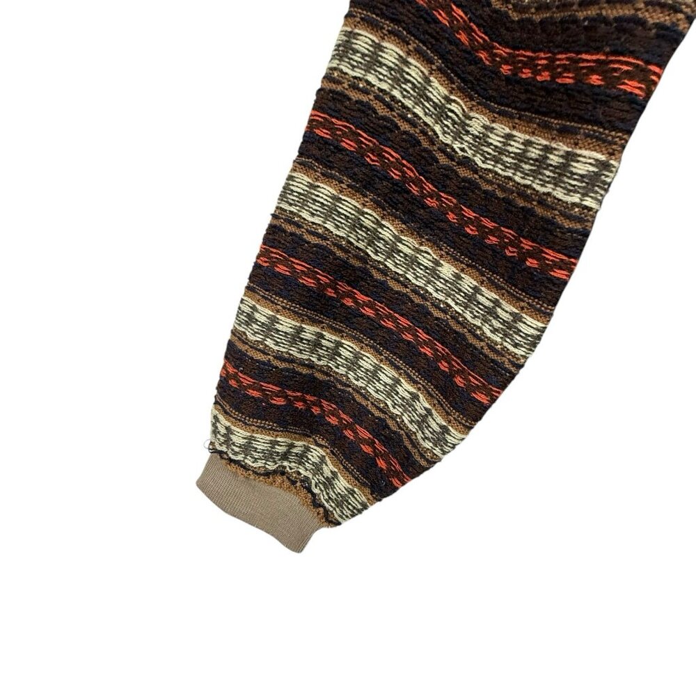Mystree Womens Pullover Sweatshirt Sweater Sz Small Knit Arms Raw Hem Distressed - Picture 6 of 9